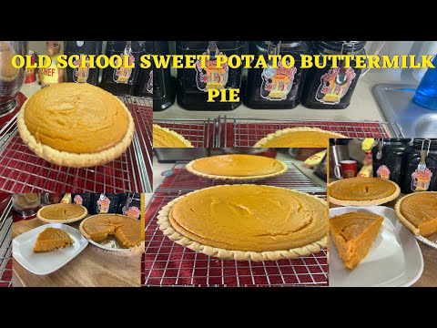 Buttermilk Sweet Potato Pie