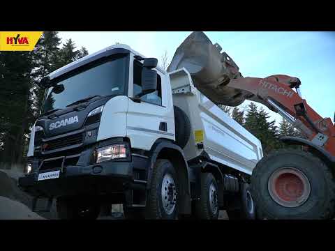 New Scania with KH-KIPPER tipper body powered by HYVA Alpha hydraulic