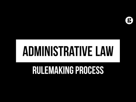 Rulemaking Process