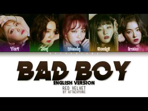 Red Velvet - Bad Boy (English Version) (Color Coded ENG Lyrics)