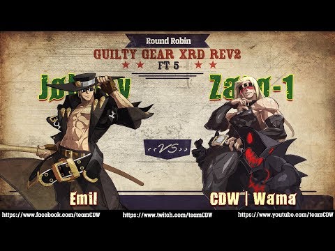 【GGXRD REV2】 Emil (johnny) vs Wama (zato) Round Robin FT5 Set