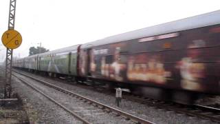 preview picture of video '[IRFCA] Trivandrum-H Nizammudin Rajdhani wid GO KERELA Livery!!!!!!!!!!!!!!'