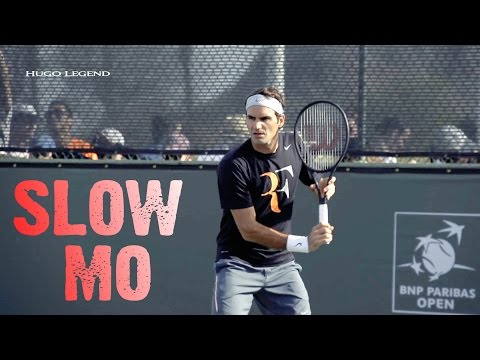 Roger Federer's Groundstrokes in HD Slow Motion