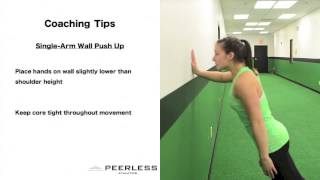 166. Single Arm Wall Push Up