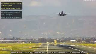 Go around for Jet2 from Birmingham at Airport Malaga (AGP/LEMG)