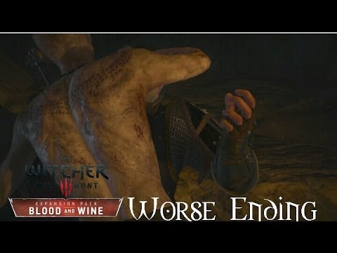 The Witcher 3 Blood And Wine Worse Ending