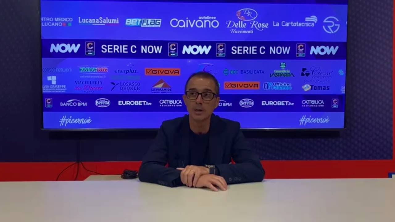 #PicernoCrotone, mister Longo nel post gara