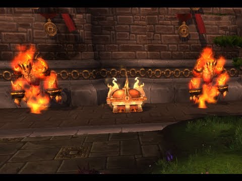 How to get Blazing Chest across bridge without Legendary cloak - Timeless isle - Patch 5.4