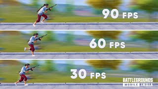 90 FPS vs 60 FPS vs 30 FPS Does FPS Matter FPS Comparison For BGMI PUBG MOBILE