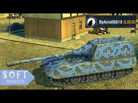 Jg.Pz.E 100: 6500 Damage , 3 Frags - WOT BLITZ -