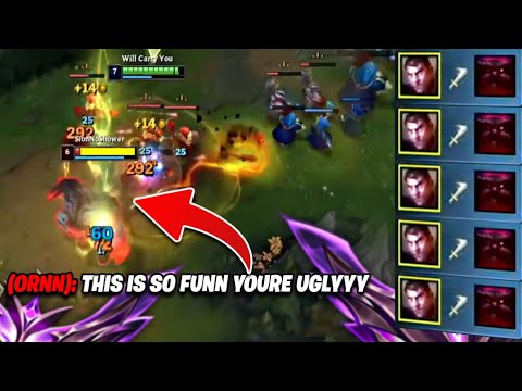 Rank 1 Jayce Top Makes Ornn Rage So Much Till They FF AT 15