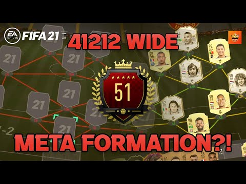 41212 Wide Post Patch Meta Custom Tactics |Fifa 21 Best custom tactics