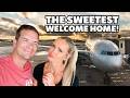 Thanksgiving Trip Ends With Tears Home To A Heart Melting Surprise Sweetest Welcome Home Ever