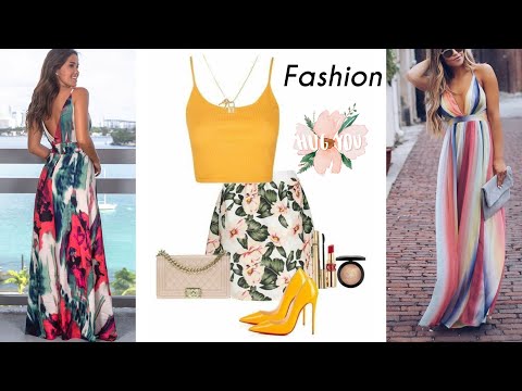 HERMOSOS VESTIDOS MODERNOS DE MODA PARA LUCIR EN VERANO MODA MUJER 2022 | Moda en VESTIDOS 2021