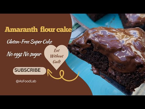 100% Amaranth Flour & Pumpkin seed Cake | Rajgira Chocolate Cake | Eggless, Gluten& Sugar Free