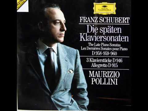 Schubert / Maurizio Pollini, 1985: Drei Klavierstücke, D. 946