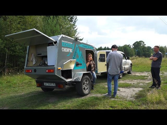 Семейная пара из Ангарска оборудовала в прицепе передвижной дом