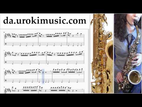 Lær At Spille Saxofon (Alt) Luis Fonsi - Despacito Lektioner Sange Del#2 um-a246