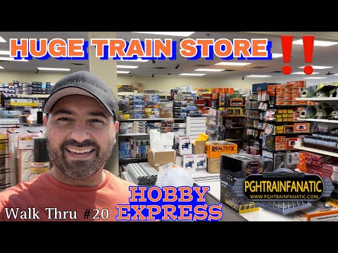 HUGE TRAIN & HOBBY STORE - Walk Through #20 Hobby Express