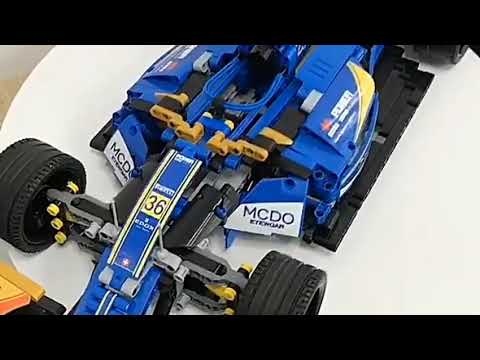 Expert Famous Sport Car Building Blocks Super Speed Racing Vehicle Model Bricks Toys