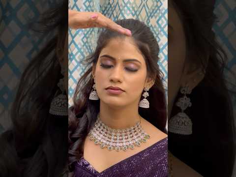 Reception Bridal Makeover  #makeup #wedding #menmakeup