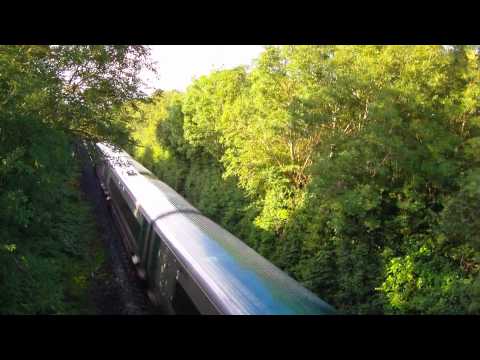 22000 Class DMU Passes Under Dunbell Bridge Heading For Kilkenny.