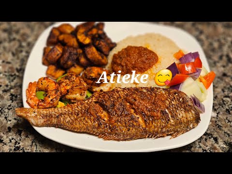 Atieke made easy | Liberian girl recipe | Allhands-on Charlotte