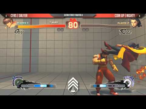 Xanadu Games Monthly 7/19/2014 - USF4 - CFAS | Salyer (Guy) VS. Coin Up | Nighty (Rose)