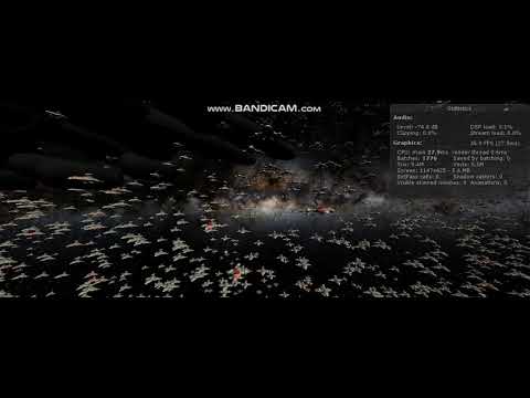 Rendering 50,000 spaceships using ECS