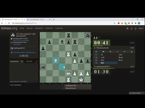 ГРОССМЕЙСТЕР GYULA PAP КОММЕНТИРУЕТ ПАРТИЮ НИКОЛАЯ ДУБОВИКА // NikolaDubovik vs darklegend2017