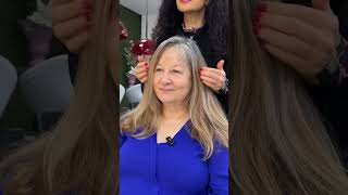So wunderschön ist die Grey Transition von Christina geworden, ein Traum in grau Silber oder?!❤️❤️❤️
