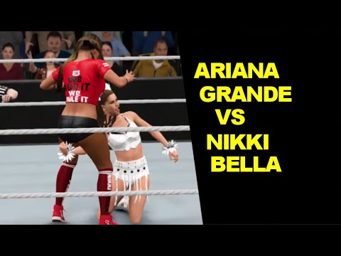 WWE 2K17 Ariana Grande vs Nikki Bella 1-Fall