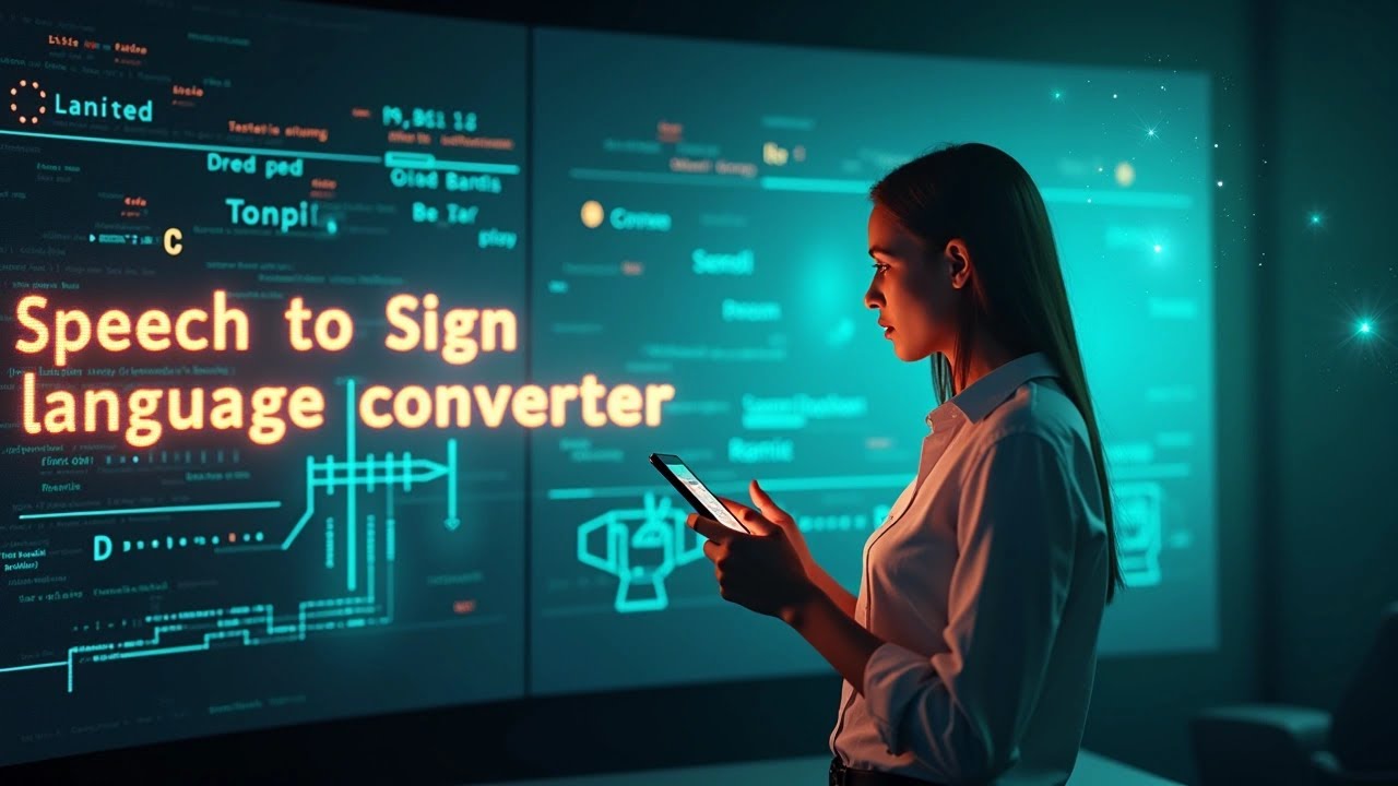 Audio Speech to Sign Language Converter - Live Speech to Indian Sign Language Animation - College Project by Astra360