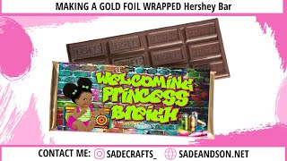 FOIL WRAPPED HERSHEY BAR