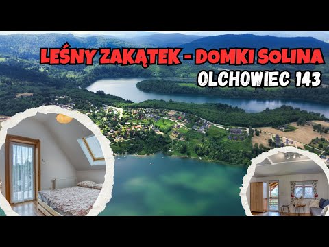 Domki nad Soliną w otoczeniu lasu | Olchowiec