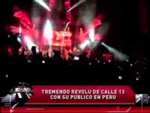 SuperXclusivo 12/6/11 - El revolu de Calle 13 en Peru