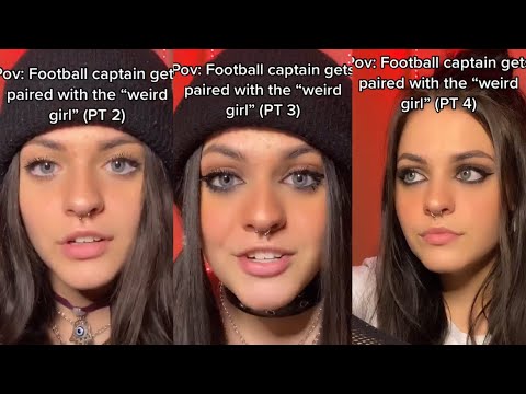 #pov football captain gets paired with the “weird girl” (ELONGATEDMUSK TIKTOK)