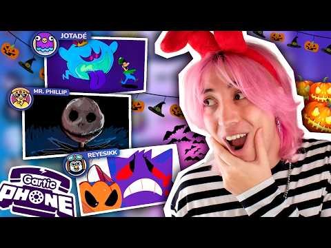 GARTIC PHONE CON DIBUJANTES PROFESIONALES🖌️- Especial Halloween