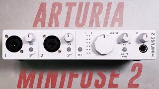 Video thumbnail for Arturia MiniFuse 2 Interface Review / Explained (vs. 2i2, ID14) by Podcastage