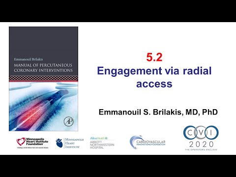 5.2 Manual of PCI - Engagement via radial access
