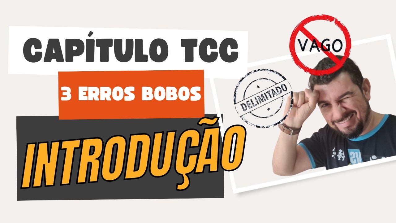 3 Silly Mistakes in the Introduction of a TCC Chapter – A Loose Concept is the Worst!