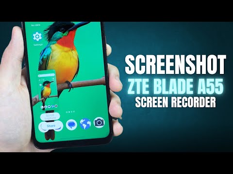 How to take screenshot on ZTE BLADE A55