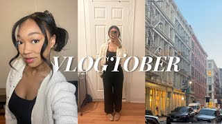 VLOGTOBER DAY 11🍁| reorganizing my closet, date night in chinatown & closet sale