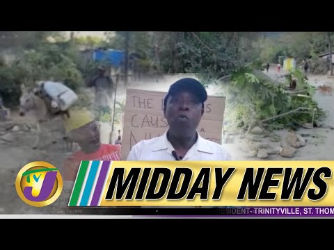 RGD Workers Dissatisfied Protest in St. Thomas More Promises from Gov't. TVJMiddaynNews