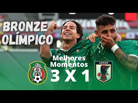 Gols e lances de México x Japão