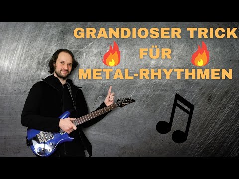 E-Gitarre Metal Riffs - 4 wichtige Rhythmen