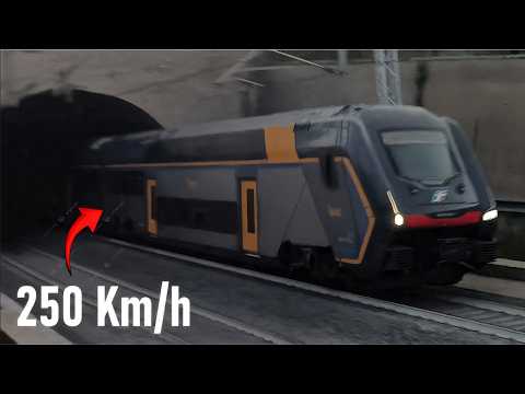 The Heavy Traffic of Italian Trains on the Rome - Florence line.