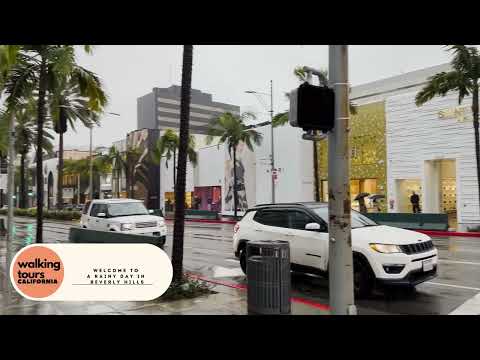 BEVERLY HILLS WALKING TOUR ON A RAINY DAY