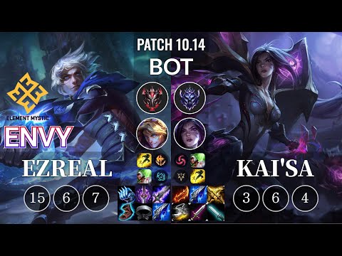 EM Envy Ezreal vs Kai'Sa Bot - KR Patch 10.14