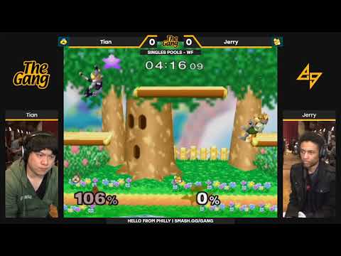 The Gang: Pools WF — Tian (Sheik) vs. Jerry (Fox) — SSBM Singles